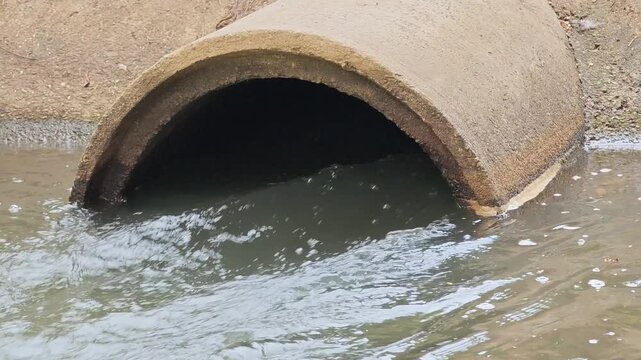 Drainage pipes for irrigation canals.