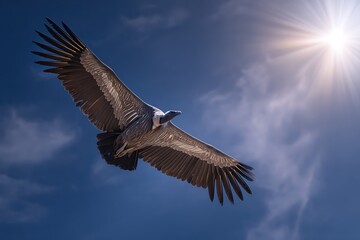 Obraz premium vulture in flight