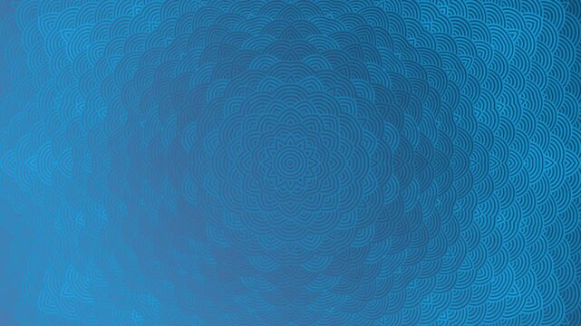 Elegant blue mandala pattern with detailed geometric lines and radial symmetry. Perfect for decorative backgrounds, modern design, spiritual themes, and digital art visuals.