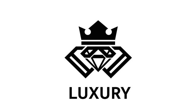 Luxury brand logo with crown symbol.