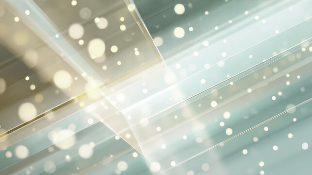 Abstract light effects with bokeh and soft glowing particles in a modern digital design