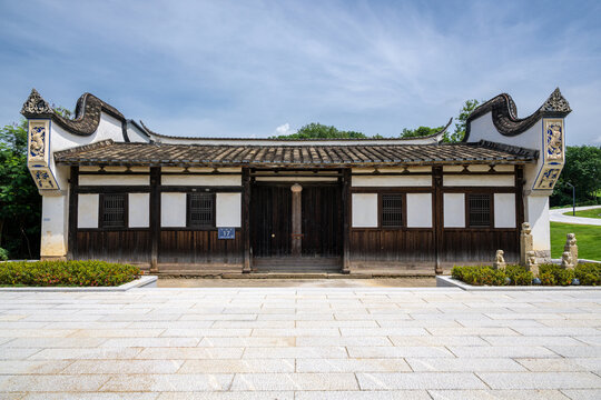 A Traditional Chinese Building with Ancient Charm and Unique Architectural Features