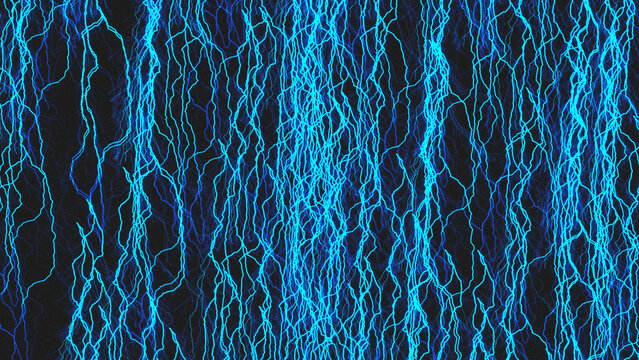 Abstract blue electrical lightning background noise texture