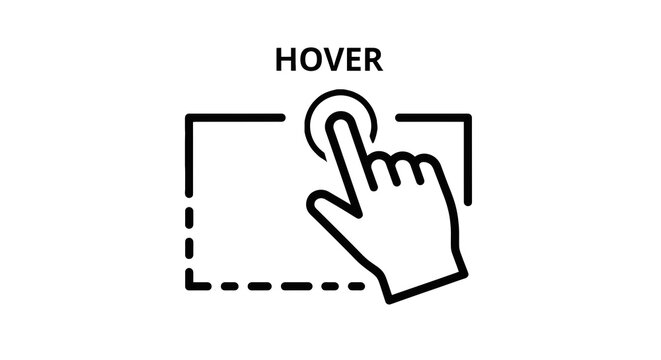 Hand Clicking Computer Mouse Button.