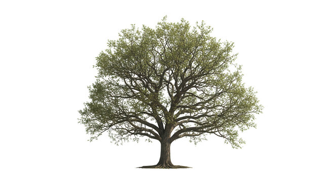 solated tree on transperret picture background with clipping path
