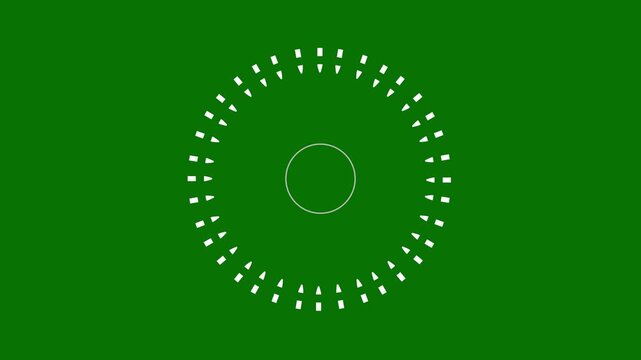 Abstract Circle Fireworks Explosion, glittering line shape, shiny circle burst loop animation, sparkle blast with glowing explosion, cinematic line blast effect on transparent green background, 4K