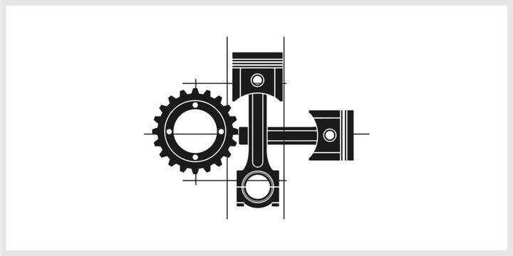 Engine Piston and Gear Mechanics