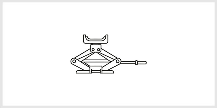 Scissor Jack Outline Icon