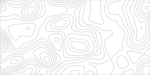 Abstract background with topographic map white background. The stylized height of the topographic map contour in black lines. gradient multicolor wave curve lines banner background design. © Art by Musa