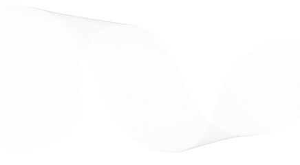 Modern creative wave lines glowing moving sound. Abstract white futuristic blend waves technology dynamic lines. © Mst