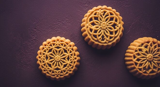 Delicious eid al adha ma'amoul cookies a festive treat for celebration and sharing with family