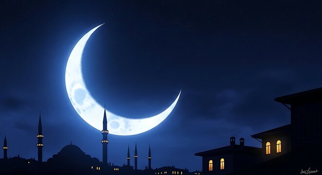 Eid al adha crescent moon sighting celebrating the festival of sacrifice with islamic traditions and joyful observances