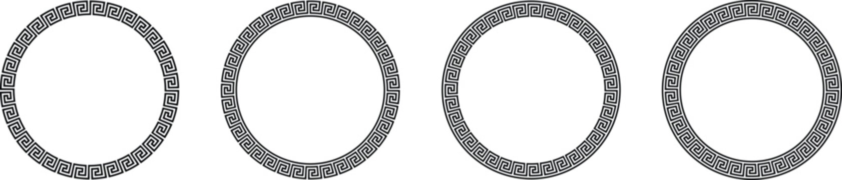 Greek circle pattern, simple greek pattern, greek square pattern, roman pattern