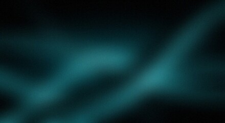 Fototapeta premium Dark blue gradient abstract background with subtle light reflection Grainy Noise Texture Design for Retro Poster Header and Web Backdrop