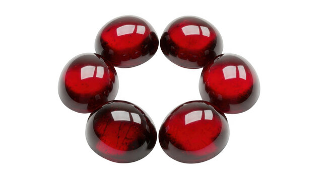 Molecular structure of six connected red spherical atoms