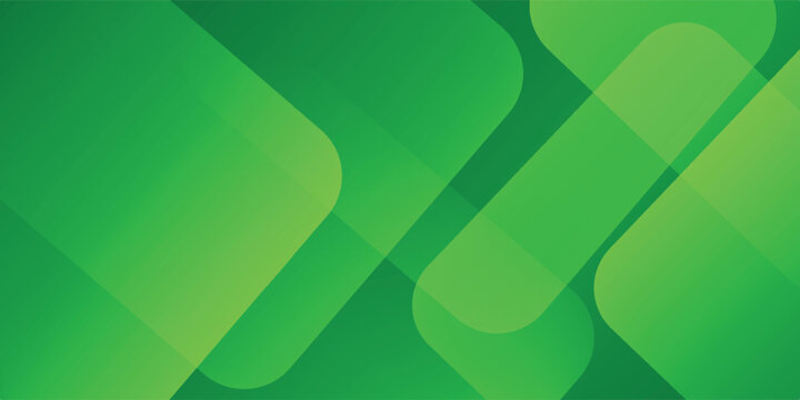 Intersecting lines and squares arranging randomly, vector of green background made by squares and triangles, presentation creative banner abstract blank green background with geometric patterns.