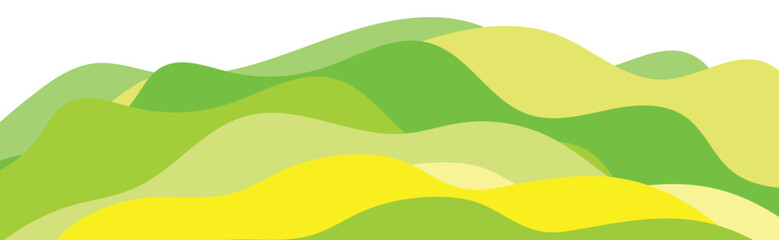 Fototapeta premium vector illustration of an abstract background with geen wave