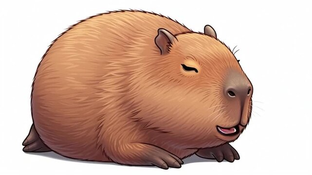 A cute small fluffy brown hamster and a white mouse are isolated on a white background as domestic rodent pets in a studio setting