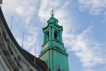 Fototapeta premium A tower above the former County Hall in London, UK