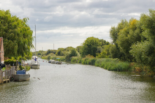 The River Frome in Wareham, Dorset, UK