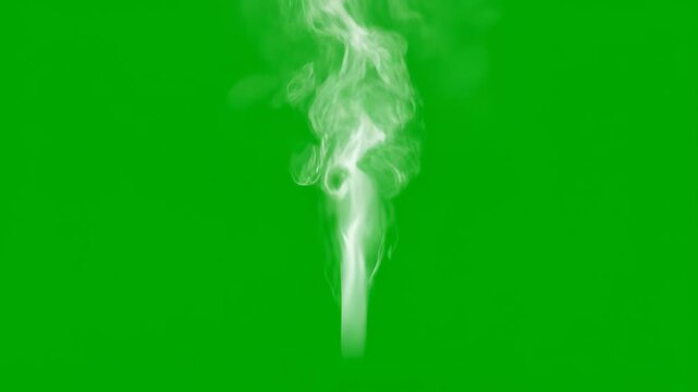 Ethereal Smoke on Green Canvas: The delicate dance of vapor against a verdant backdrop, creating a mesmerizing visual spectacle of wisps.