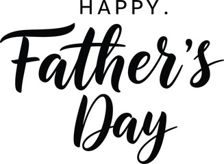Happy father's day calligraphy a heartfelt greeting for dad © TOHIN