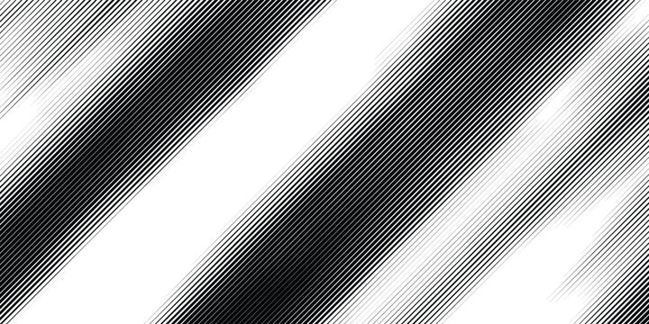 Futuristic tech background with black and white diagonal halftone arrays representing digital data flow.