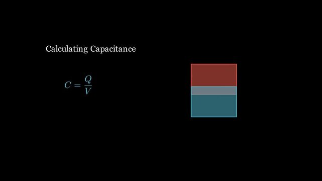 How to calculate capacitance