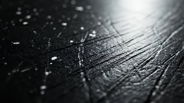 Closeup of scratched textured surface symbolizing conceptual art and dynamic energy