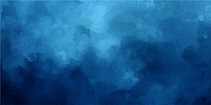 Vector Abstract watercolor artwork blue artistic background for presentation design or artistic wallpaper with paint splash and artistic expression.