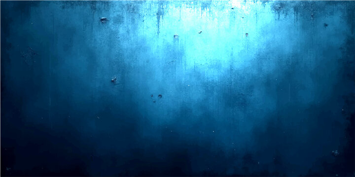 Vector Mysterious and immersive underwater scene with caustics, bubbles and ocean water creating a tranquil aquatic realm and deep blue atmosphere.