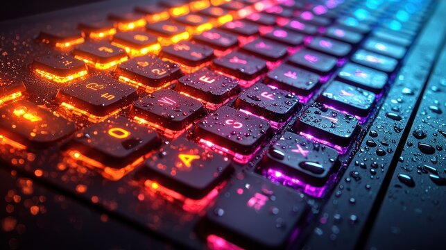 Colorful Backlit Gaming Keyboard