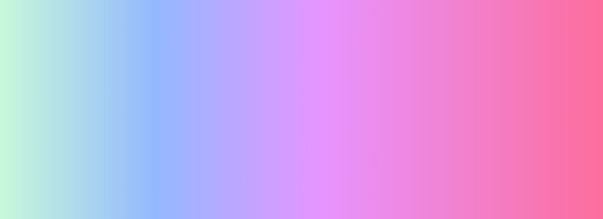 PASTEL RAINBOW GRADIENT BACKGROUND. SOFT HORIZONTAL COLOR TRANSITION FROM MINT TO PINK. ABSTRACT MULTICOLOR BACKDROP. © EvaMur