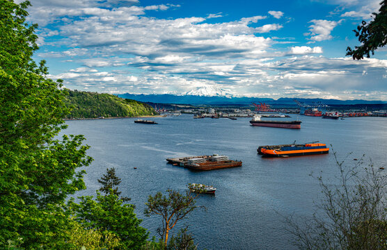 Port Rainier And Clouds 5