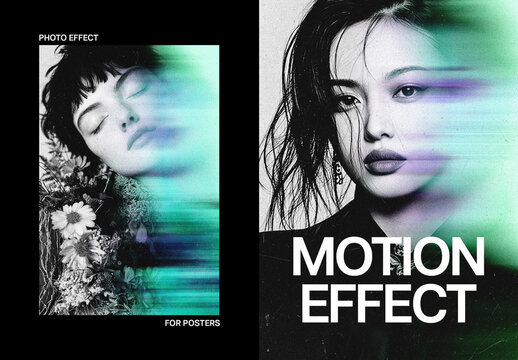 Blur Photo Effect &ndash; Anaglyph for Poster & Social Media (PSD)