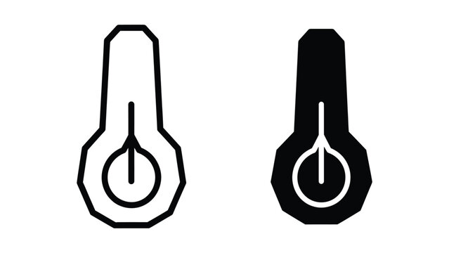 Simple power button icon with on off toggle switch