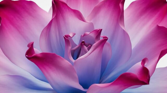 Closeup of a vibrant pink and purple flower perfect for UI/UX design and motion graphics