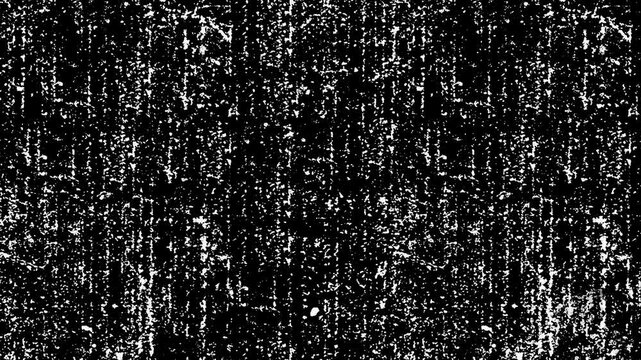 White grunge noisy distressed texture on transparent background