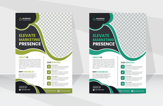 Modern Interior Flyer Design, Vertical Layout, Geometric Diagonal Elements, Luxury Color Theme&rdquo;