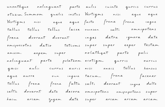 seamless pattern of handwritten text in black ink on white background high quality professional detailed modern