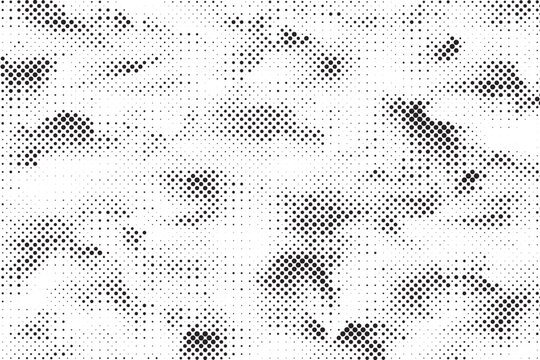 Halftone vector background featuring an abstract two-tone pattern, with ample copy space for customizing your content.