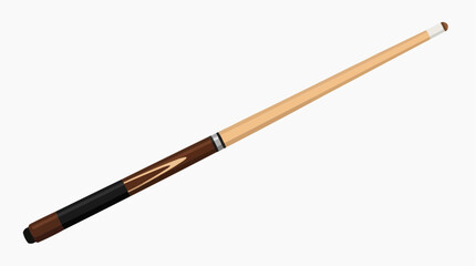Fototapeta premium A close-up studio shot of a high-quality cue stick, highlighting its construction and aesthetic appeal.