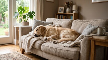 Obraz premium sleeping dog