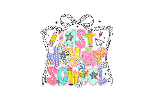 Last Day of School Summer Break Sublimation Design