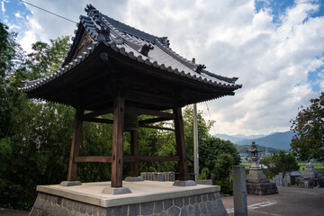 Fototapeta premium Iyo Kokubunji Temple, One of the Shikoku 88 Pilgrimage Temples, Ehime, Japan – Buddhist Sacred Site
