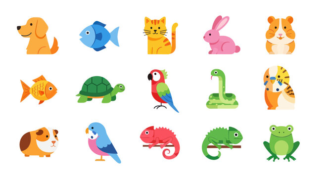 Various cartoon animals collection