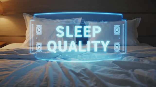 Sleep quality hologram.