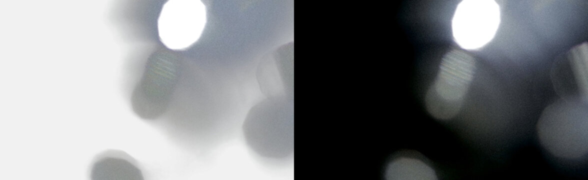 White bokeh light orbs isolated on transparent background, soft circular out of focus glow spots in varying sizes with gentle airy blur, dreamy lens effect overlay PNG