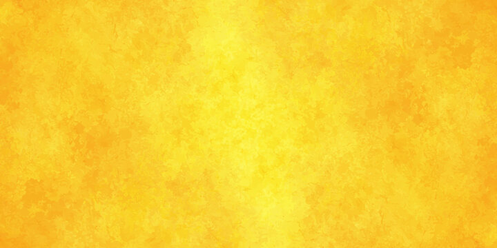 Abstract yellow grunge wall texture with aged vintage paper patterns and antique parchment design for a blank grungy backdrop