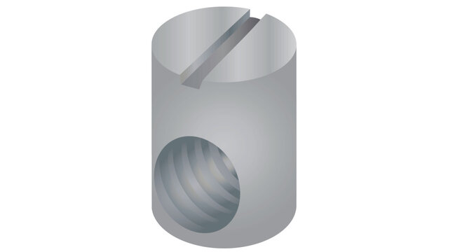 Cylindrical Metallic Component with Slot